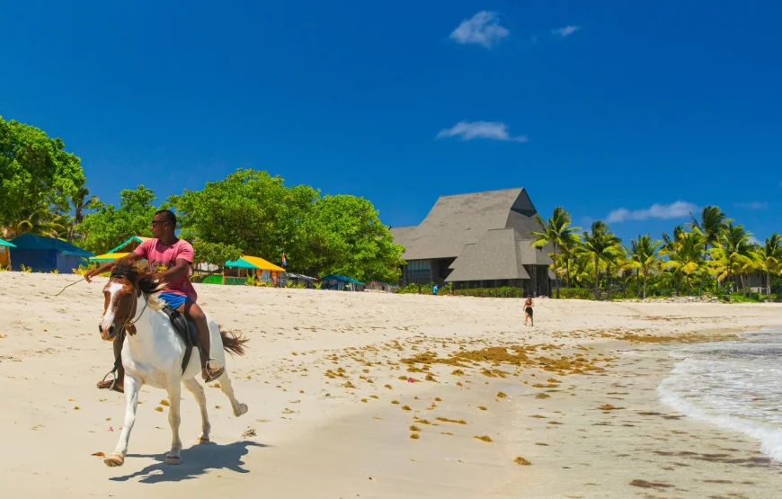 Natadola Beach Horse Ride + Beach Massage