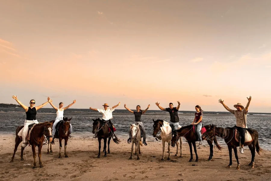 Horseriding in Fiji